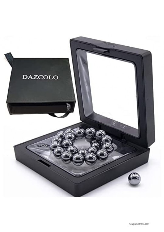 DAZCOLO Natural Gemstone Bracelet 7.5 Inches Stretchy Chakra Gems Stones 8mm (0.31) Round Beads Healing Crystal Quartz Women Men Girls Gifts (Unisex)