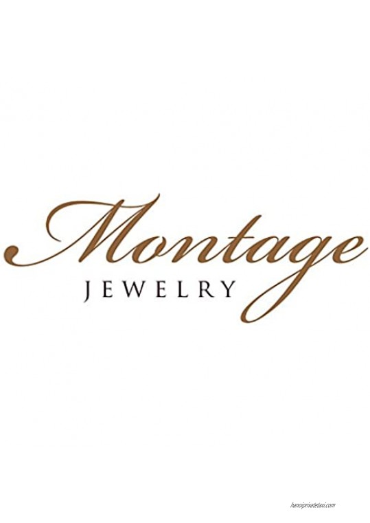 Montage Jewelry Women's Round & Oval Cubic Zirconia Sterling Silver Eternity Bracelet