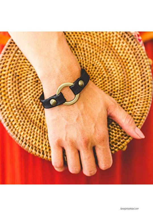 Boho Bracelets For Women - Leather Bracelets For Women - Mens Bracelet - Mens Leather Bracelet - Handmade Bracelets Leather - Giving Bracelets ONE LOVE