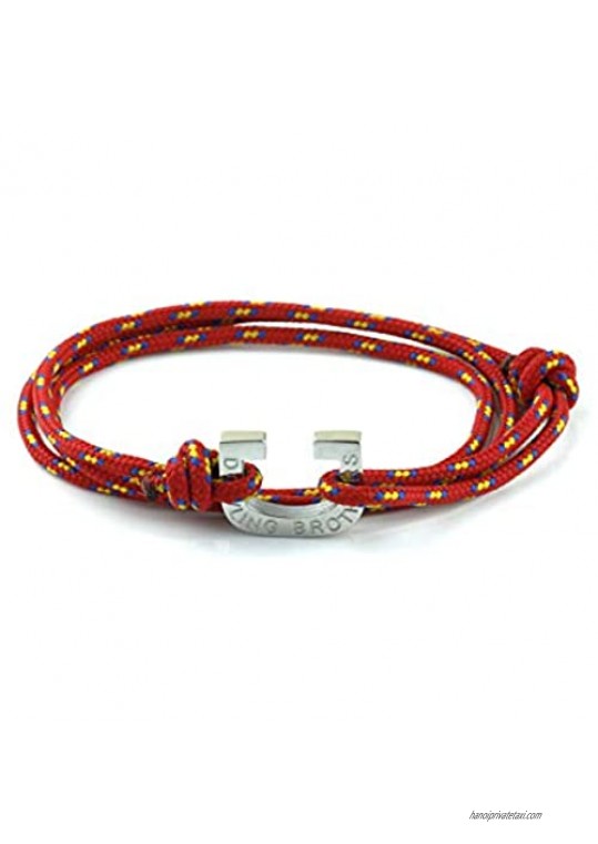 Dowling Brothers Handmade Adjustable Wrap Horseshoe Bracelet on Rope Cord