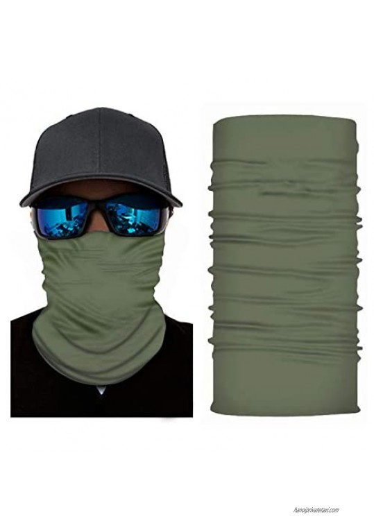 Neck Gaiter Seamless Bandana Balaclava Scarf Face Mask Cover Headwear Sweatband