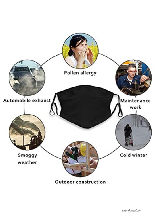 scocc 2PCS Face Masks Reusable Adjustable Washable Adult's Women Man Mouth Cover Balaclava Bandanas for Sports Outdoor