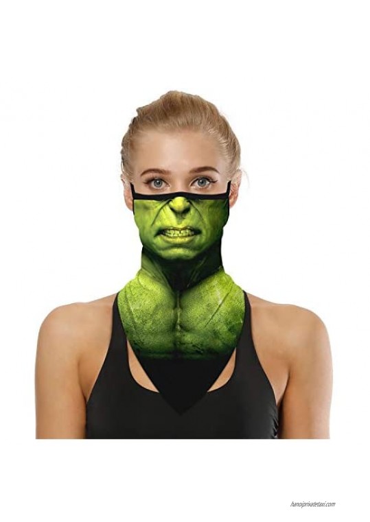 SRVOKOX Neck Gaiter Face Mask Covering Bandanas for Men Women Summer UV Face Scarf Mask Cover Facemask Balaclava Headbands