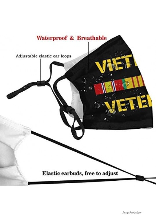 Us Army Face Mask Comfortable Veteranl Balaclavas Breathable-Muffle With 2 Filters For Adult.