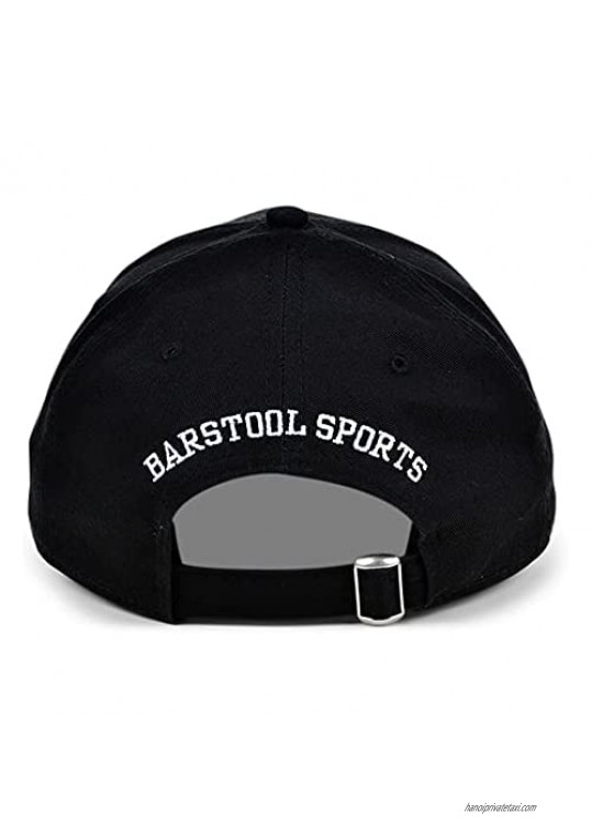 Barstool Sports New Era Classic Circle Patch 9TWENTY Easy-Adjustable Black Strapback Cap