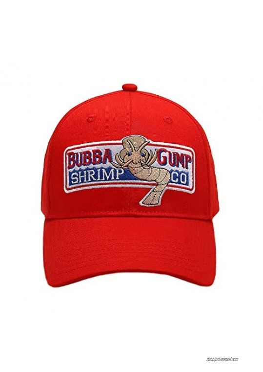 Bubba Gump Baseball Cap Adjustable Shrimp Co. Embroidered Forest Gump Costume Hats