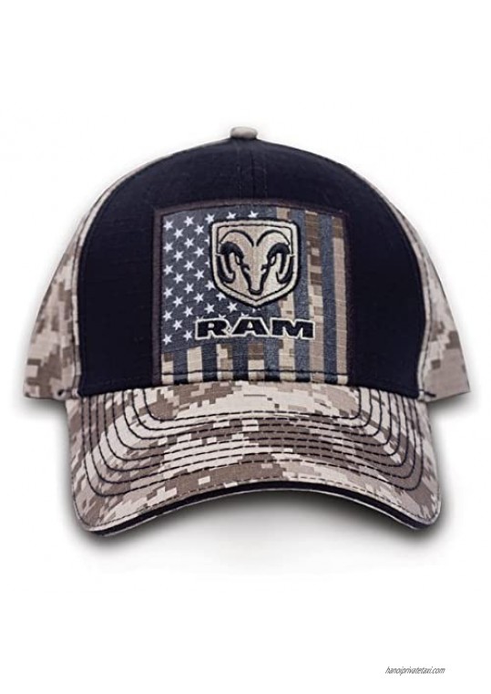 Buck Wear Men's Ram USA Tan Digi Hat