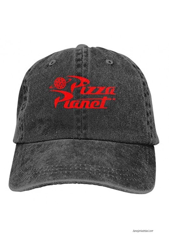 Denim Cap Pizza Planet Baseball Dad Cap Classic Adjustable Sports for Men Women Hat