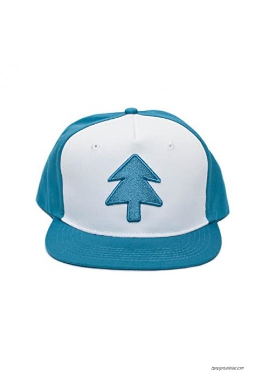 Dipper Aqua Blue Pine Hat Embroidered Adult Flat Baseball Cap