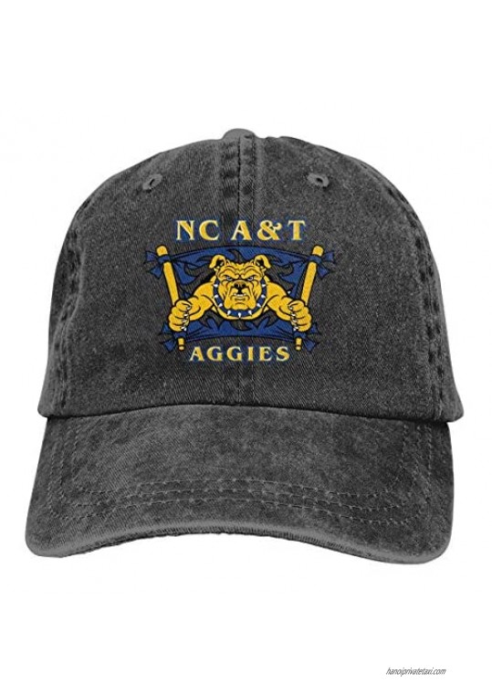EWYRJK NC North Carolina A&T State University Aggies TTrucks Cotton Hat Cowboy Hat Baseball Caps