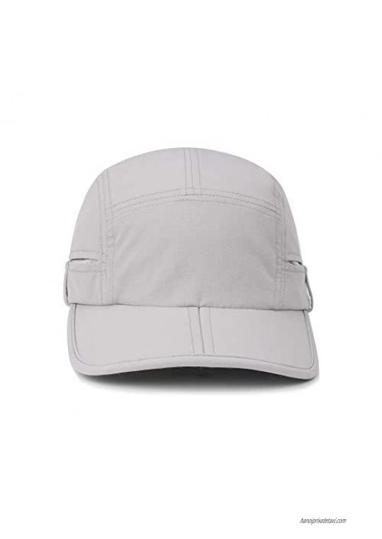 HOSSMOINS UPF 50+ Outdoor Hat Foldable Sports Cap One Size Fits All Running Cap for Men & Women