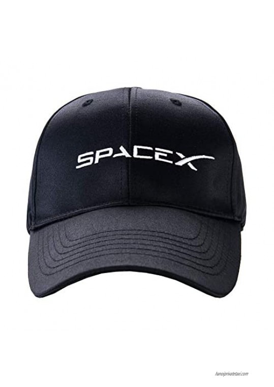 Scisuittech Embroidered Spacex Hat Baseball Hats for Men and Women Black