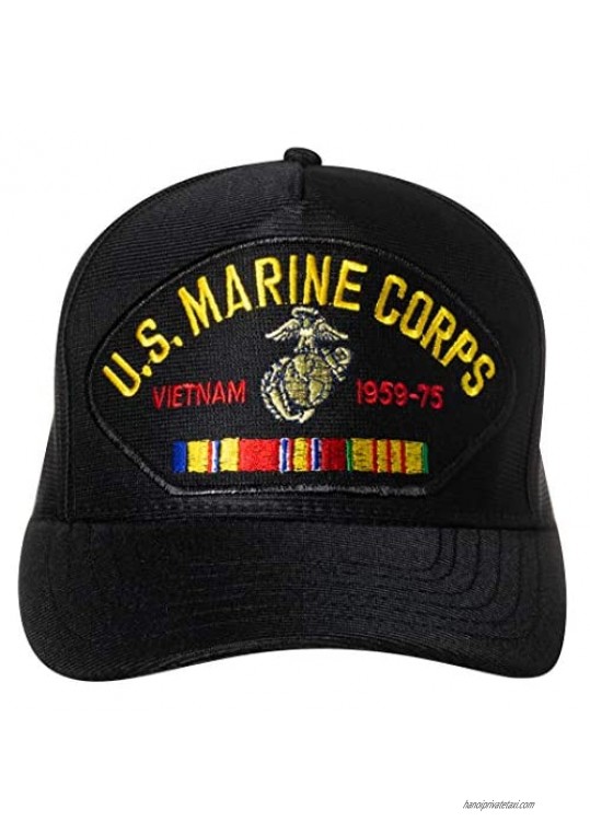 United States Navy Vietnam Veteran Emblem Patch Hat Navy Blue Baseball Cap