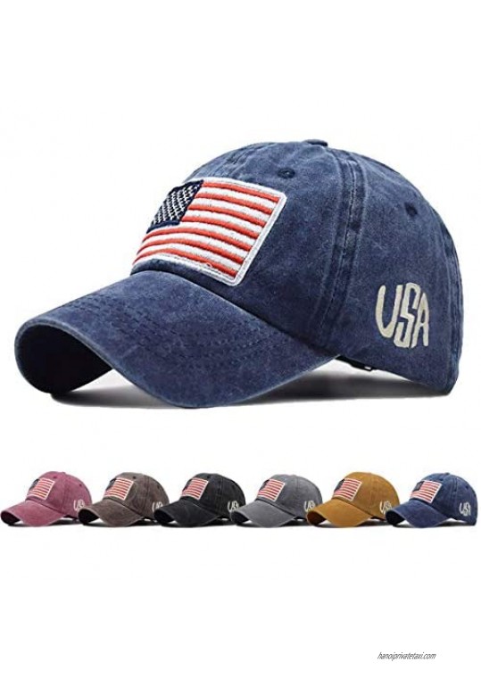 Vintage Unisex US Flag Hat Top Hats for Women American Hat Men American Flag Hat US Hat Cotton