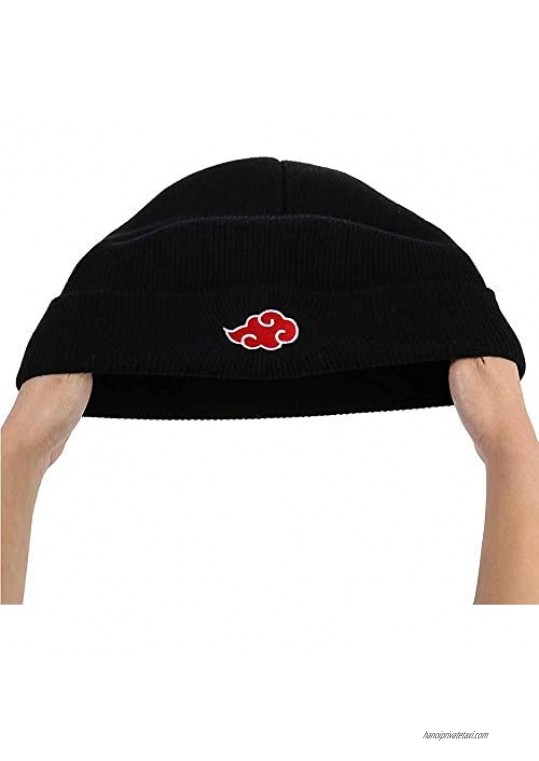 Ckeibt Naruto Knit Hats for Men Beanie Hat Knit Cuff Cap Fishing Skinning Unisex Hats