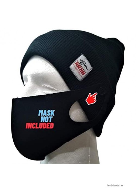 Fear0 Men/Women/Kid's Button Rib Fold Watch Cap Sport Beanie Hat for SB Skateboarding