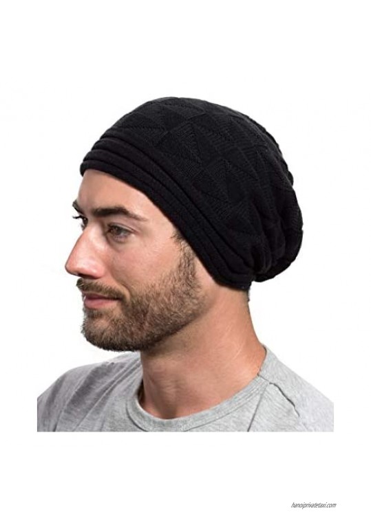 Slouchy Thin Beanie for Women and Men | Cotton Unique Design Soft Comfortable Moisture Wicking for Summer Spring Fall