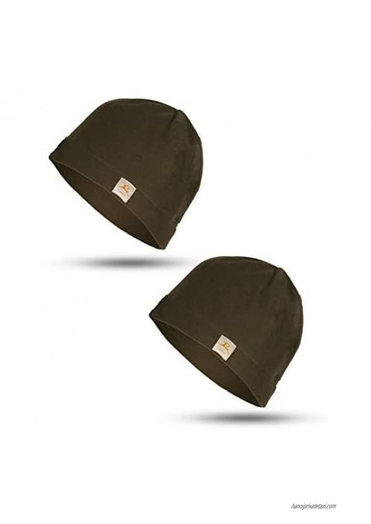 SPRING SEAON 2 Pieces Winter Fleece Hat Beanie for Men Women Warm Skull Cap for Skiing Outdoor Sports