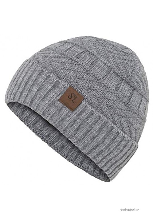 SPRUCELOFT Winter Knit Beanie Skull Hat Cap for Men Women Unisex | Mens Beanies