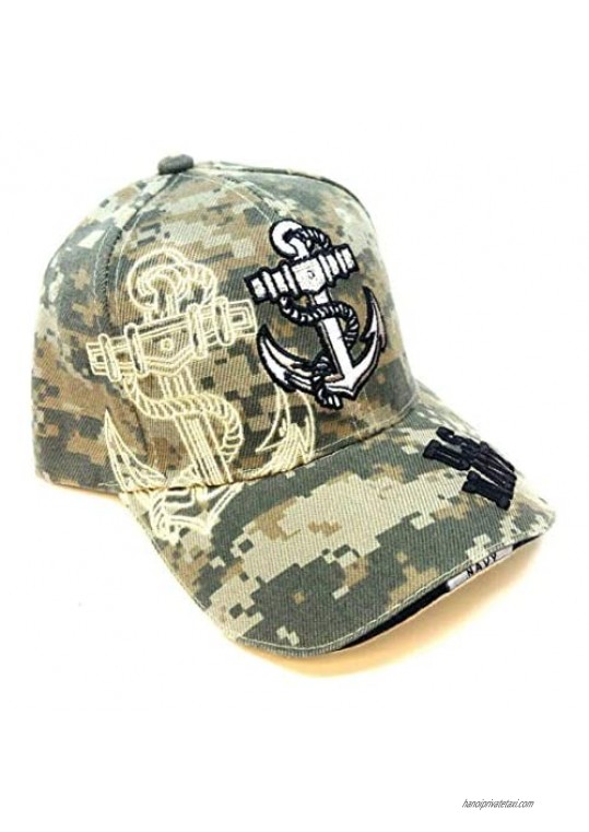 Anchor United States Navy Digital Camo Camouflage Hat Cap