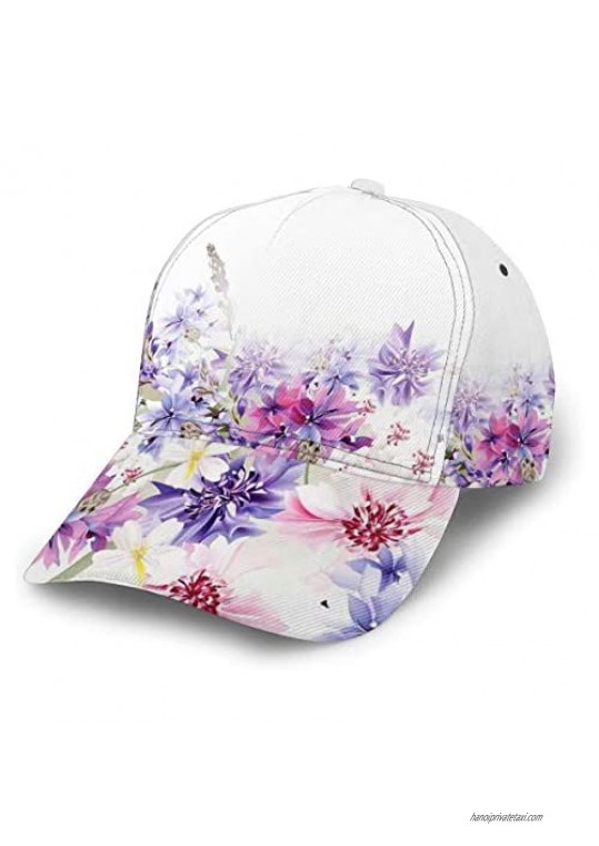 Baseball Cap Watercolor Mermaid Scale Print Dad Caps Circular Top Classic Fashion Casual Adjustable Sport for Women Hats