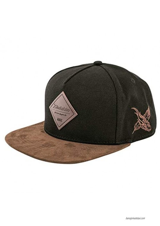 Blackskies Port Snapback Hat | Men Women Premium Baseball Cap Dad 5-Panel Strapback Hip Hop Urban Acrylic Suede