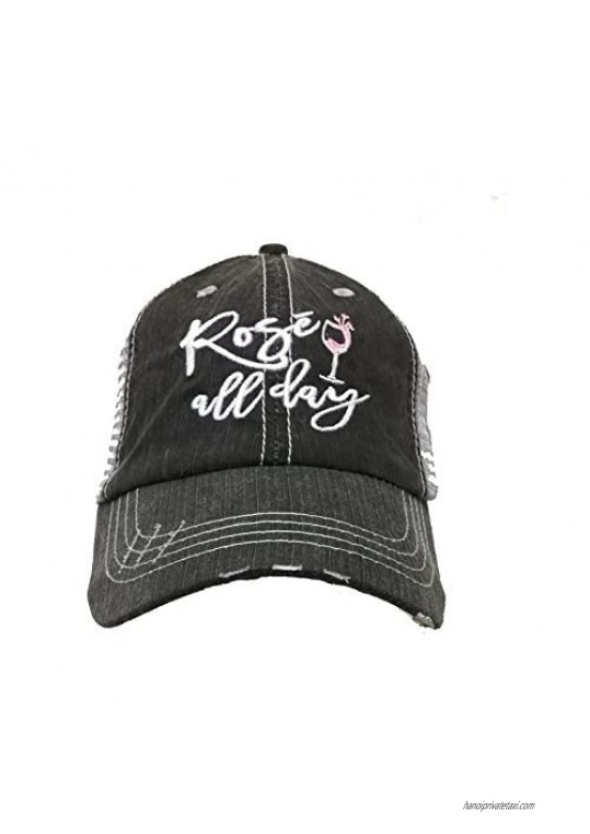 KATYDID Rose All Day Women's Trucker Hat Black