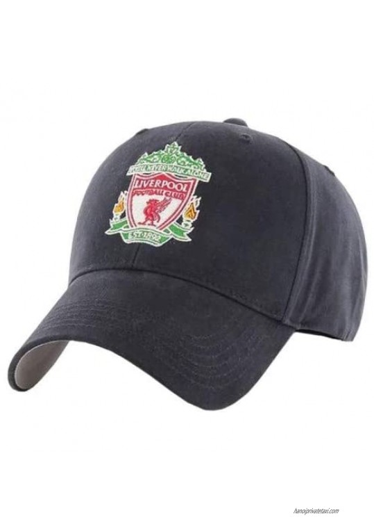 Liverpool FC Black Crest Cap - Authentic EPL Merchandise