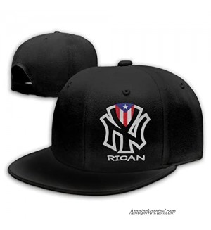 New York Puerto Rico Flag Men Women Fashion Adjustable Baseball Cap Snapback Hat Hip Hop Flat Bottom Caps