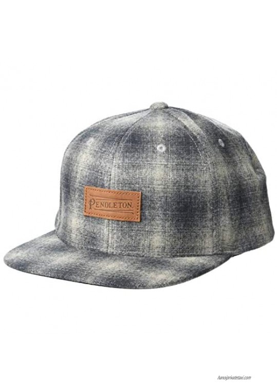 Pendleton Logo Flat Brim Hat Tan/Grey Ombre One Size