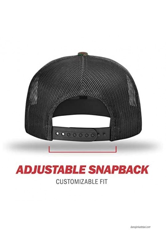 Richardson Unisex 511 Flatbill Trucker Adjustable Snapback Baseball Cap