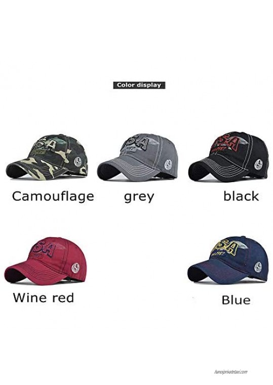 SACERKU American Flag hat Tactical Embroidered Operator Cap Baseball Cap for Men and Women