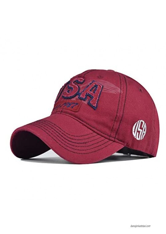 SACERKU American Flag hat Tactical Embroidered Operator Cap Baseball Cap for Men and Women