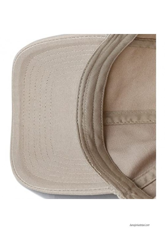 The Hat Depot 100% Cotton Canvas 6-Panel Low-Profile Adjustable Dad Baseball Cap