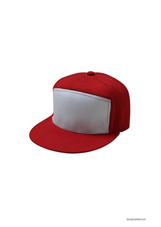 Trend Basics Embroidered Pokemon Trainer Red Hat. - 1996 Trainer Red Design (Snapback (1996 Original Design))