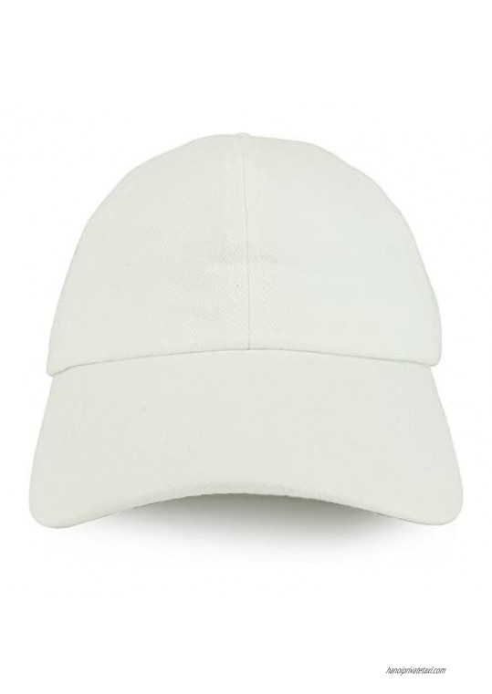 Trendy Apparel Shop Plain Ponytail Adjustable Cotton Baseball Cap