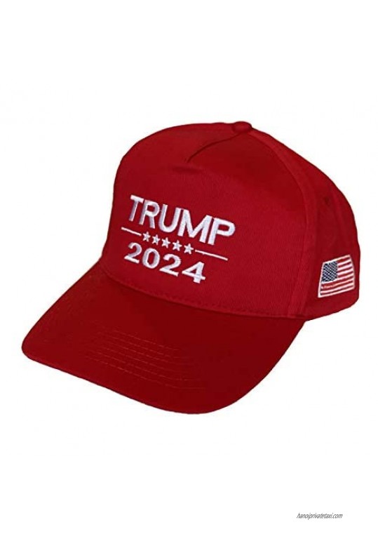 Trump 2024 MAGA Red Snapback Baseball Cap Adjustable Dad Hat Trucker Baseball Cap Hat