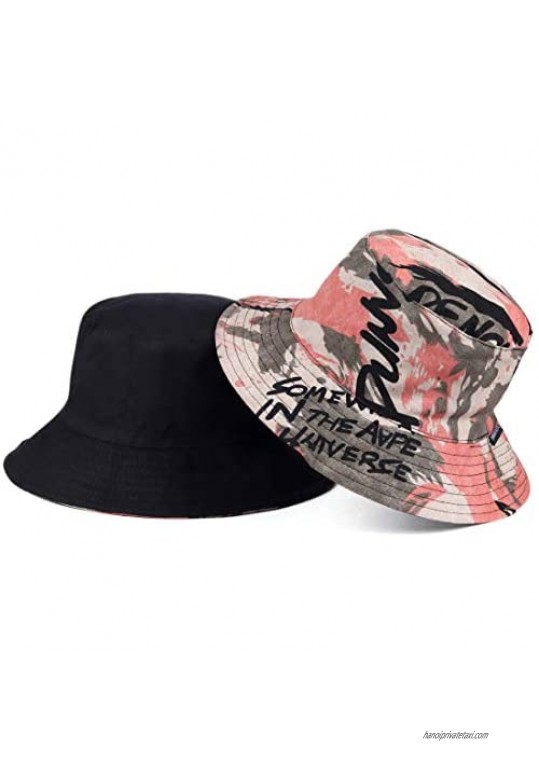 A&R Bucket Hat for Men Women  Fashion Reversible Funny Fisherman Cap for Fishing