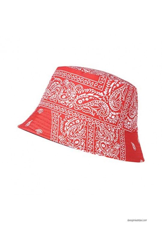 Beauideal Bucket Hats Women’s Tie Dye Reversible Summer Sun Hat 100% Cotton Beach Cap