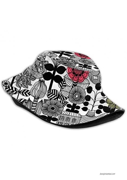 Bucket Hat Marimekko Piece Sun Cap for Summer Travel Beach Outdoors UV Unisex Fisherman Hats
