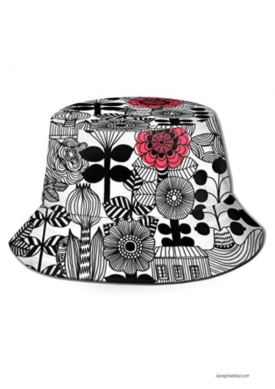 Bucket Hat Marimekko Piece Sun Cap for Summer Travel Beach Outdoors UV Unisex Fisherman Hats