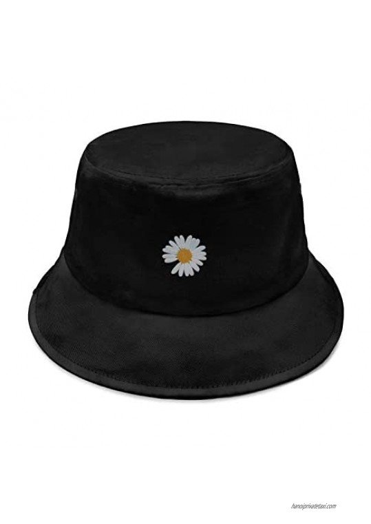 Emboridery Bucket Hats Summer Travel Beach Sun Hat Outdoor Cap Unisex Sun Hat Smile Face Visor…