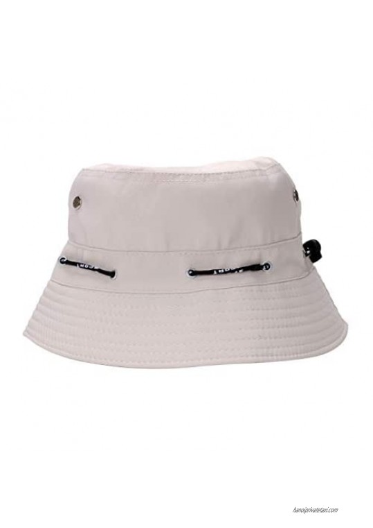FPKOMD 2Pieces Summer Outdoor Unisex Bucket Hat Packable Travel Adjustable Visor Cap