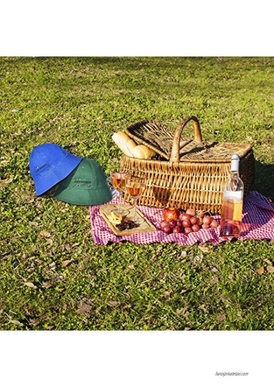 Hat Bucket Reversible Cotton Unisex Adults Outdoor Summer Fishing Travel