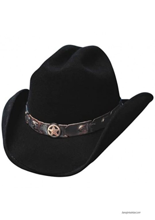 Bullhide Montecarlo Sidekick Premium Wool Western Cowboy Hat Large Youth Large