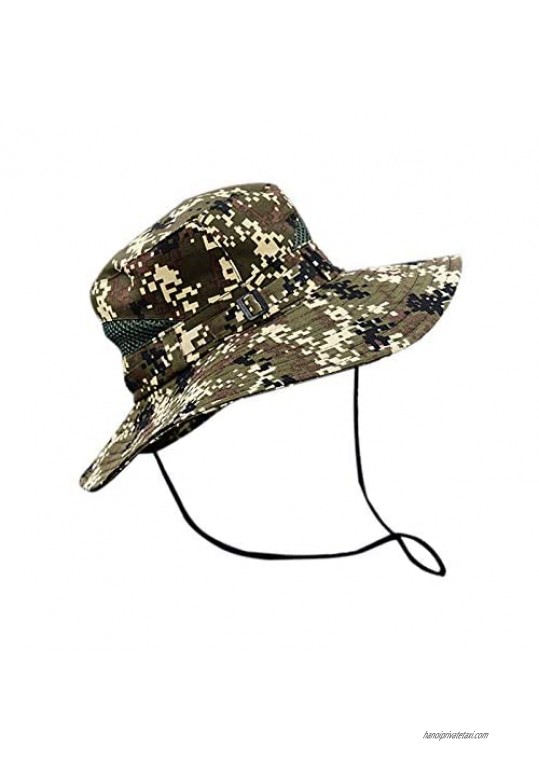 Cicilin Boonie Hat Outdoor Wide Brim Sun Protect Hat Bush Jungle Sun Cap Unisex