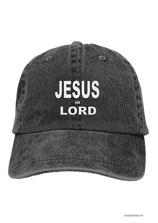 Jesus is Lord Unisex Man Casual Women's Adjustable Cowboy Hat