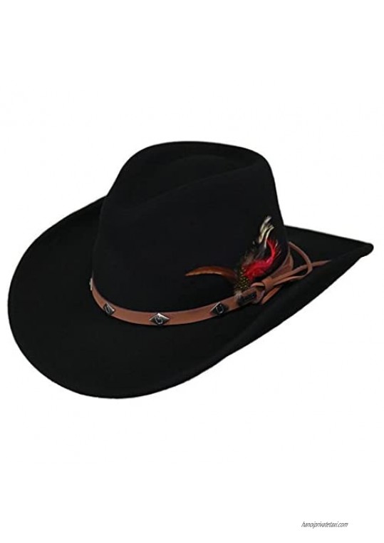 Outback Trading Co Men's Co. Wide Open Spaces Upf50 Sun Protection Crushable Hat Black Large