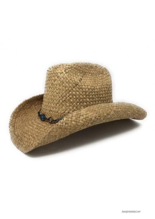 Summit Hats Bracelet & Braid Natural Cattleman 'Cowboy Raffia' Straw Hat