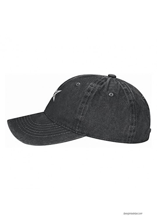 Thelema HeartUnisex Adult Cowboy hat Sun Hat Adjustable Baseball Cap